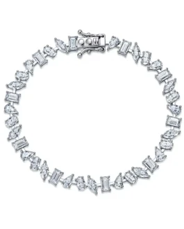 Ready to Ship Luxury 925 Silver Moissanite GRA Certified Bracelet VVS D Color Low MOQ for Online Boutique Shops