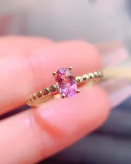 Natural Tourmaline Classic Oval Ring