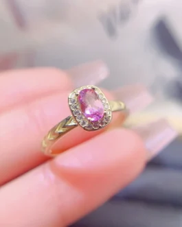 Natural Tourmaline Anniversary Ring