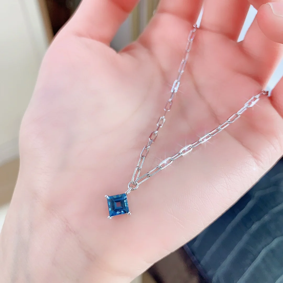 Natural Topaz Dainty Pendant - view 3
