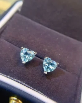 Natural Topaz Mini Stud Earrings