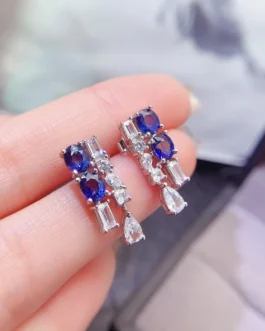 Natural Sapphire Classic Earrings