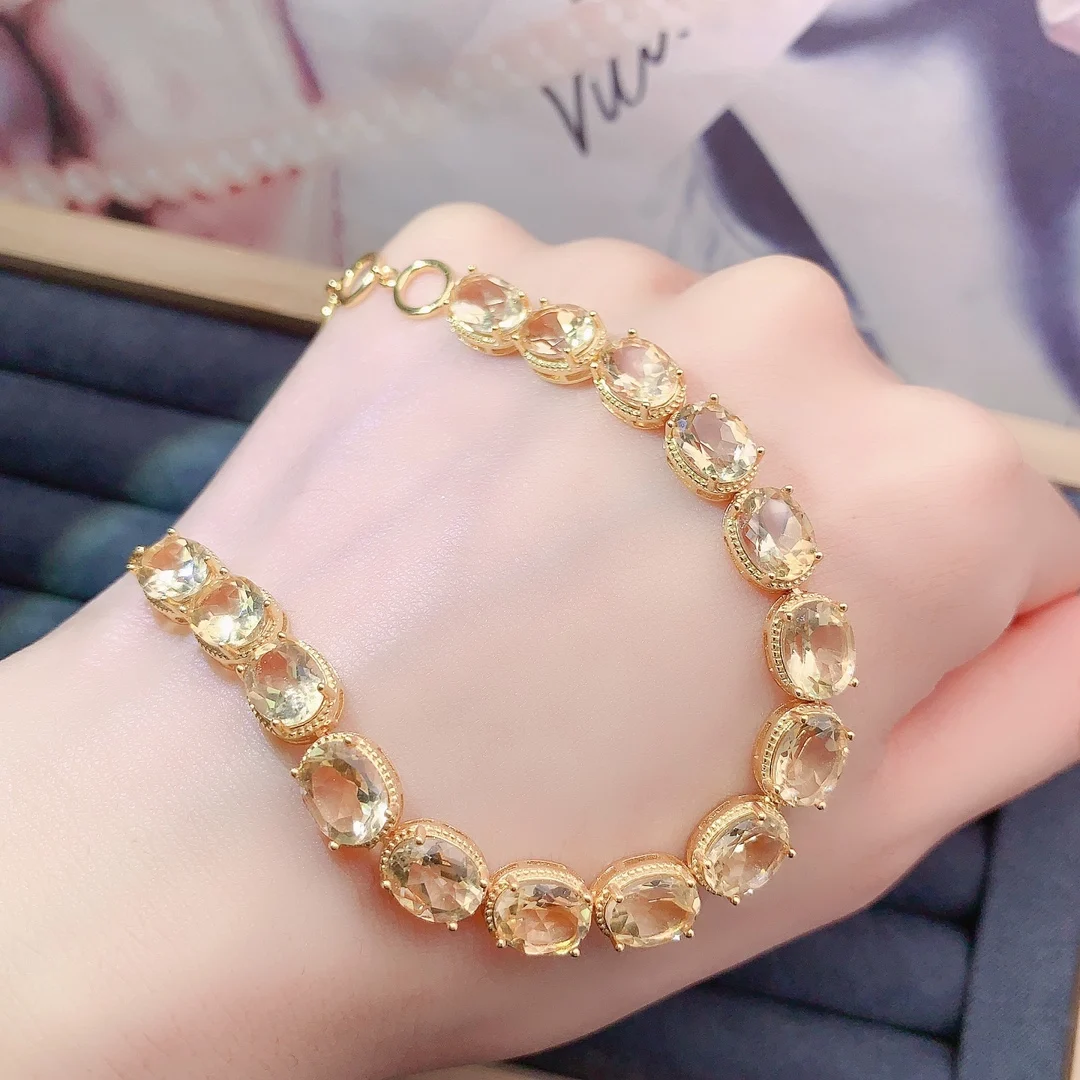 Natural Citrine Elegant Bracelet - view 1