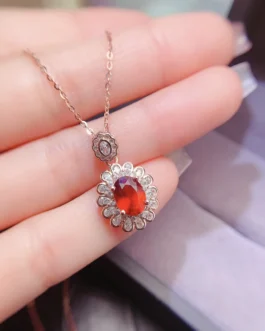 Natural Garnet Petite Pendant