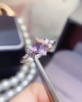 Natural Ametrine Classic Wedding Ring