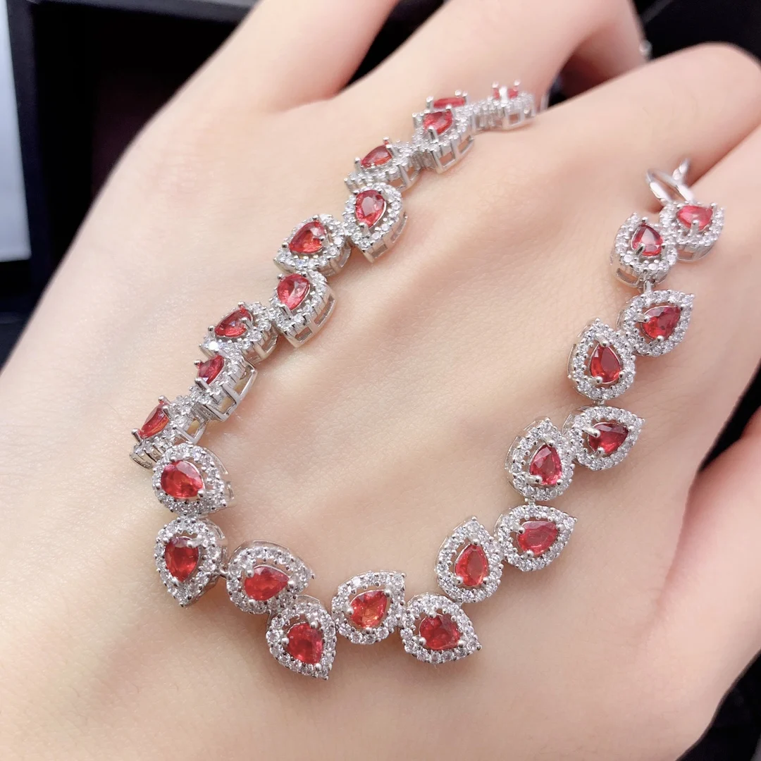 Natural Sapphire Delicate Bracelet - view 1