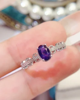 Natural Sapphire Vintage Filigree Ring
