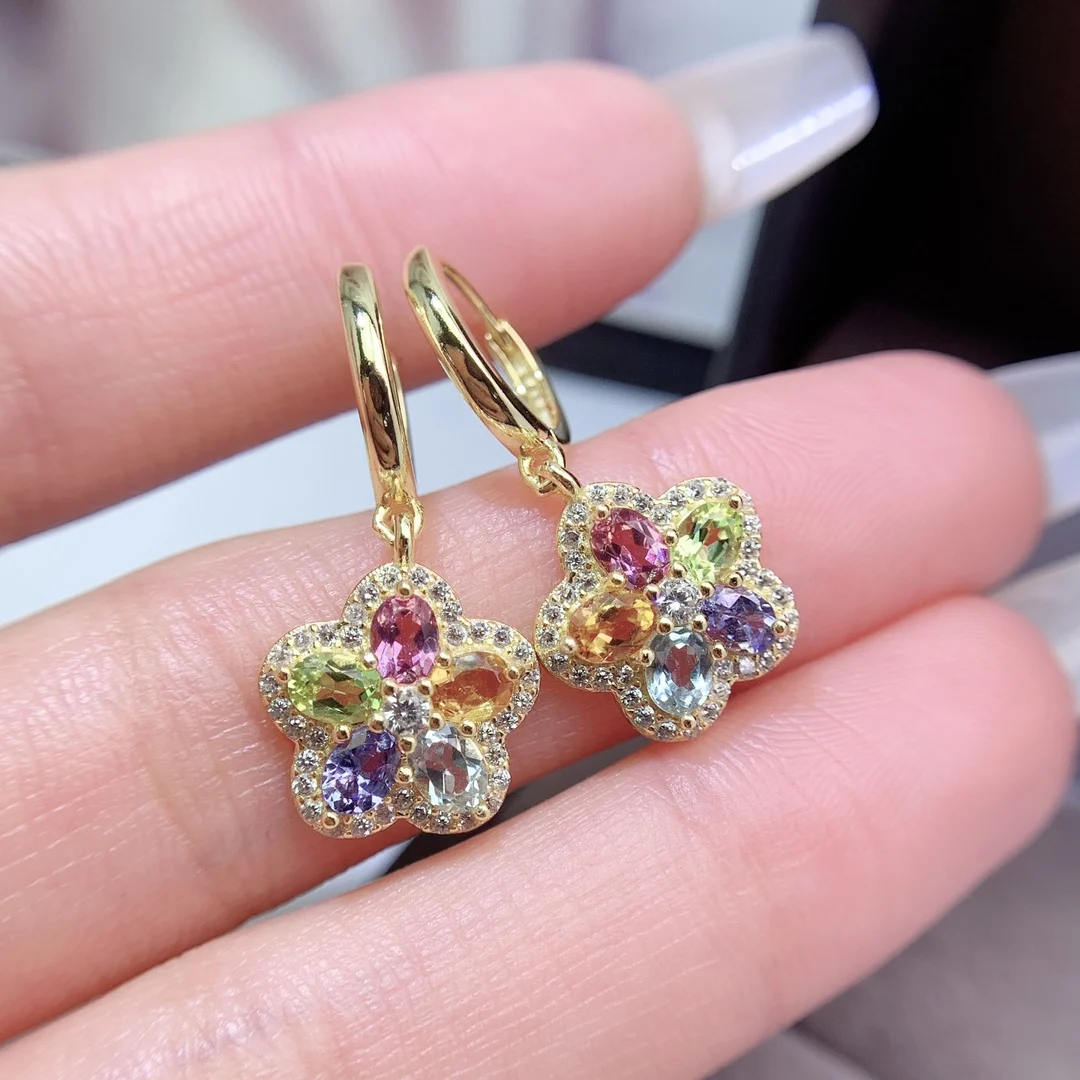 Natural Diopside Vintage Stud Earrings - view 5