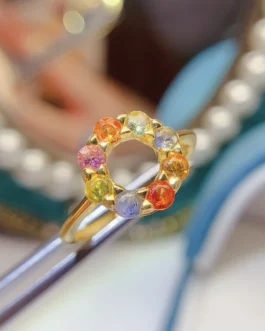 Natural Sapphire Stack Ring