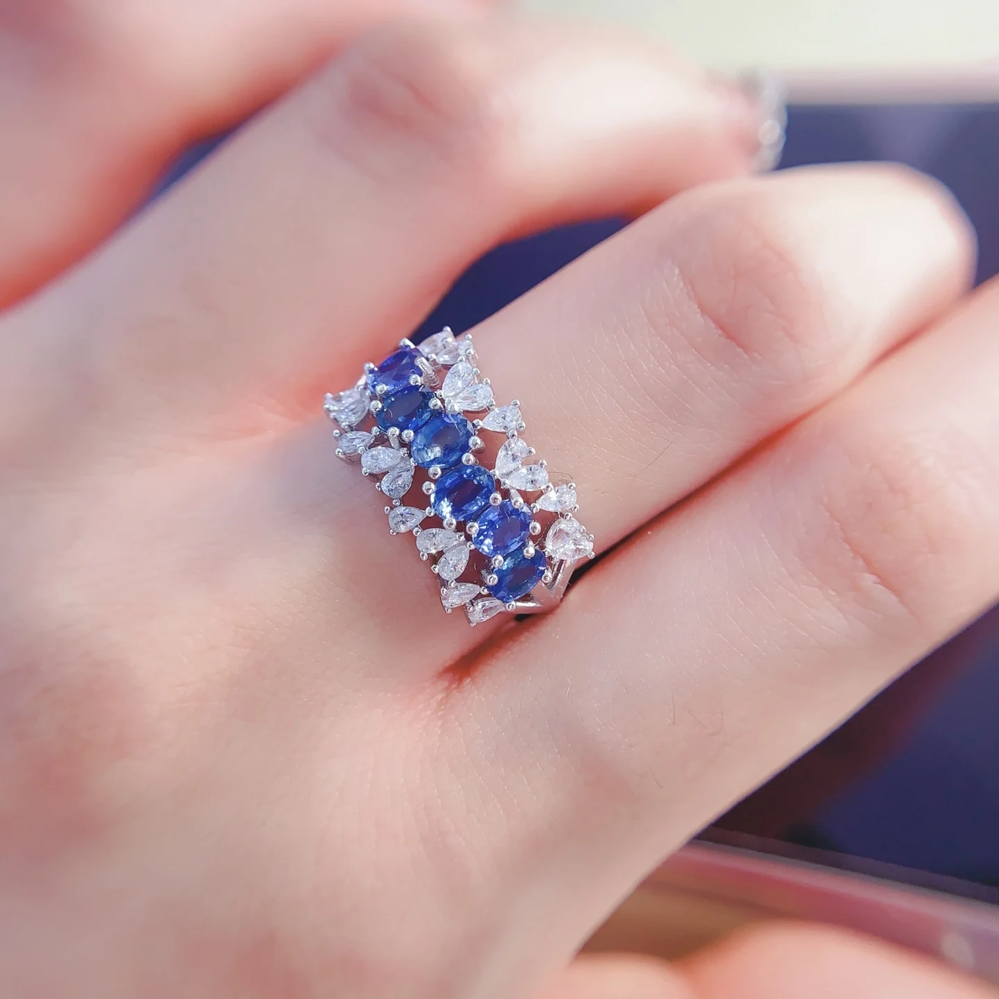 Natural Gemstone Oval Ring - view 5
