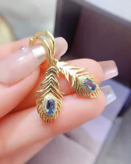 Natural Topaz Classic Stud Earrings
