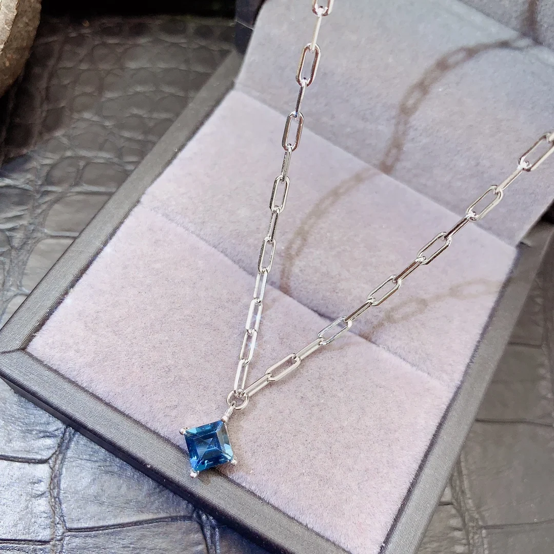 Natural Topaz Dainty Pendant - view 2
