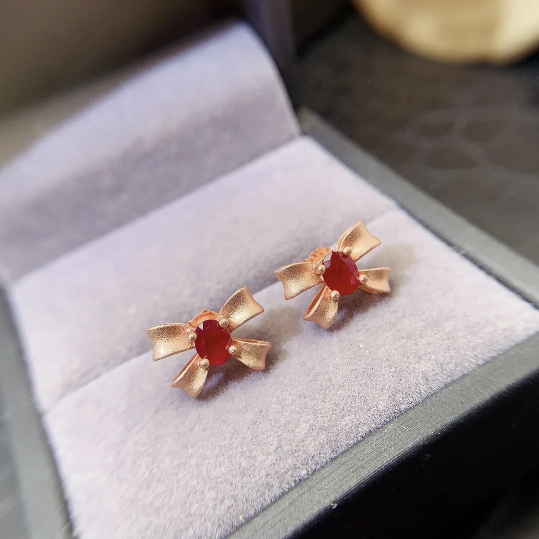Natural Ruby Elegant Jewelry Set - view 2