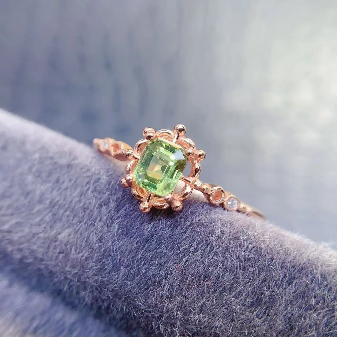 Natural Fancy Sapphire Custom Ring - view 1