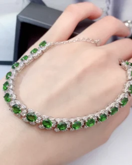 Natural Diopside Luxury Bracelet