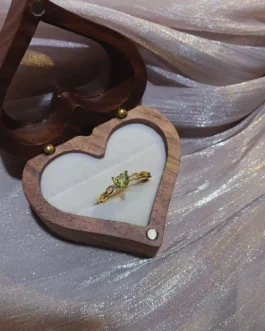 Natural Sapphire Heart Month Ring