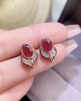 Natural Ruby Earrings