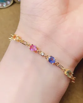 Natural Sapphire Vintage Bracelet