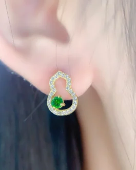 Natural Diopside Earrings