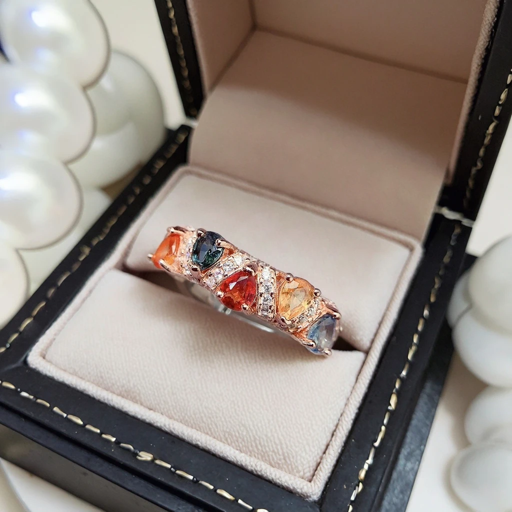 Natural Fancy Classic Band Ring - view 1