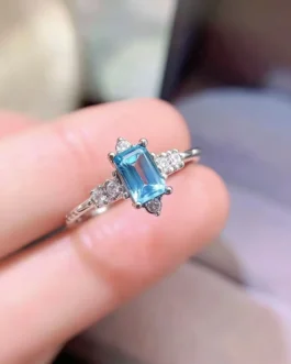 Natural Apatite Luxury Vintage Ring