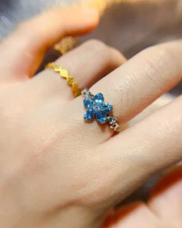 Natural Gemstone Classic Ring