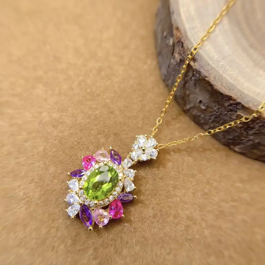 Natural Peridot Dreamy Jewelry Set - view 3