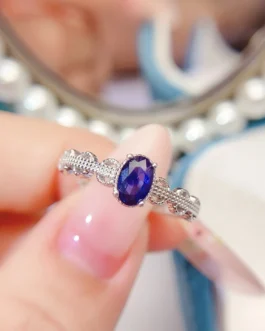 Natural Sapphire Vintage Filigree Ring