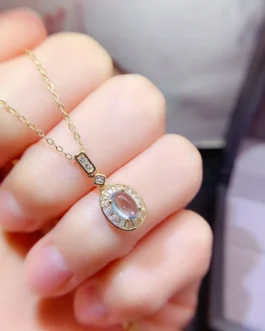 Natural Topaz Drop Pendant