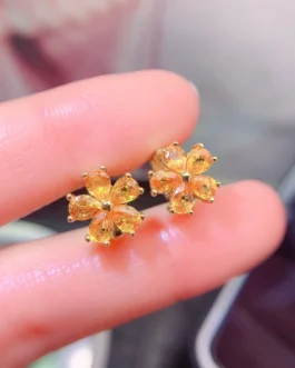 Natural Sapphire Vintage Stud Earrings