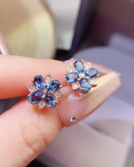 Natural Topaz Vintage Stud Earrings