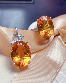 Natural Citrine Fairy Tale Jewelry Set