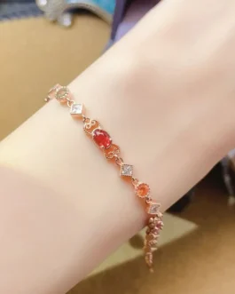 Natural Sapphire Charm Bracelet