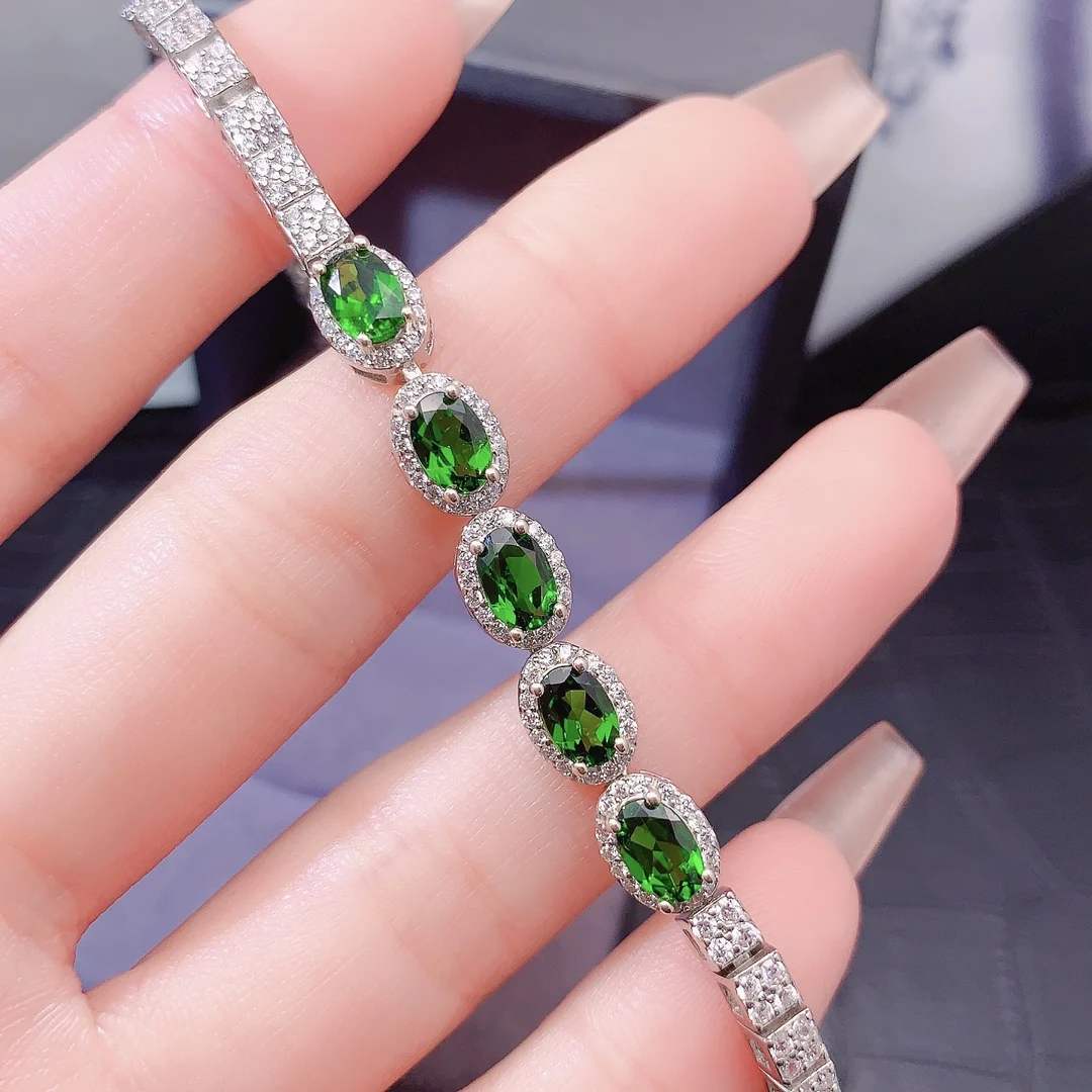 Natural Diopside Classic Bracelet - view 1