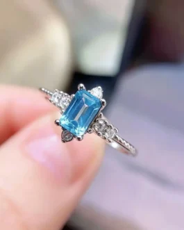 Natural Apatite Luxury Vintage Ring