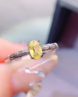 Natural Yellow Sapphire Classic Ring