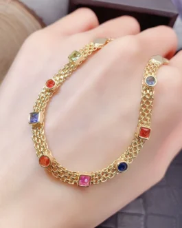 Natural Sapphire Royal Bracelet