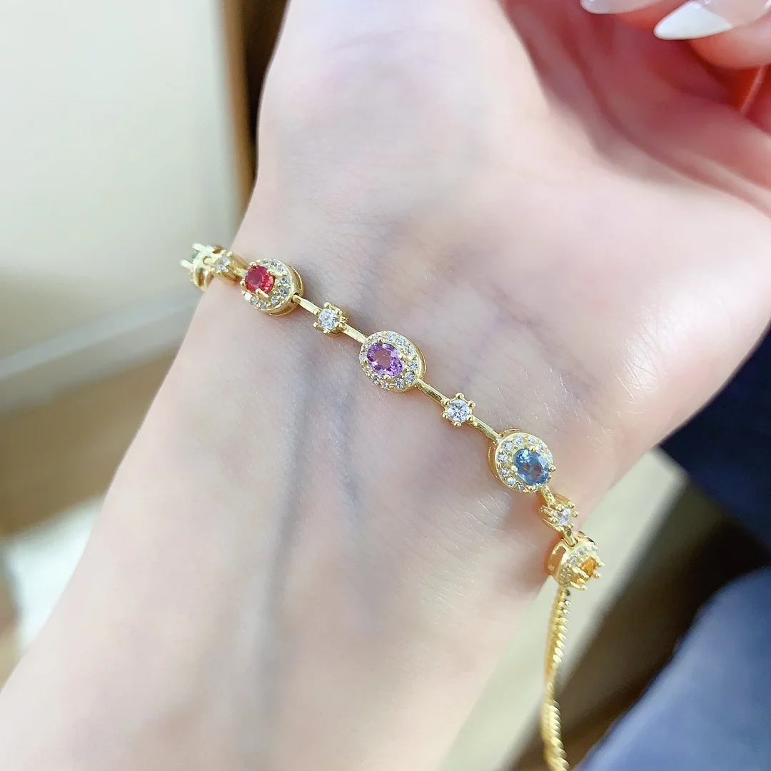 Natural Sapphire Timeless Bracelet - view 3