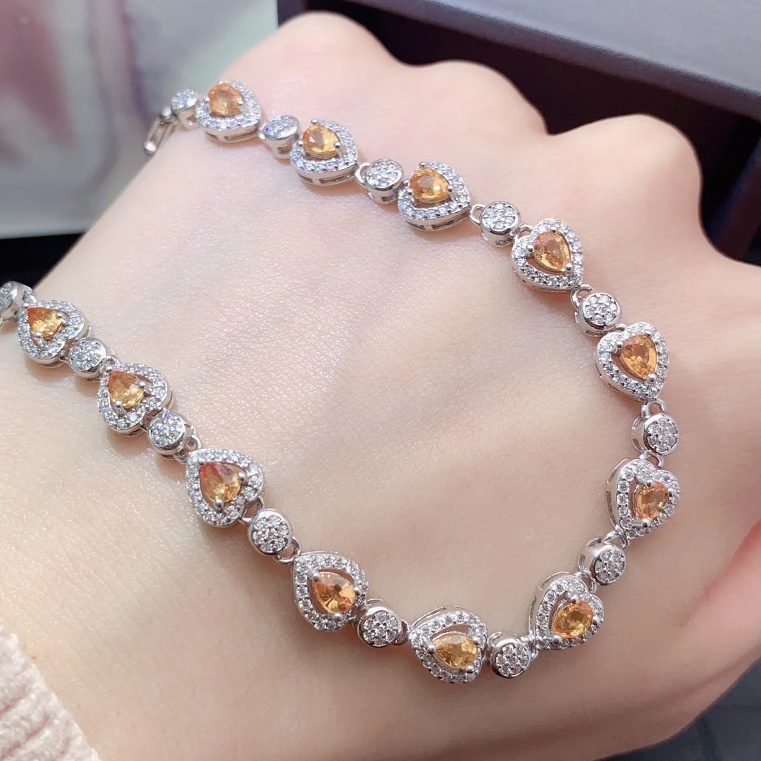 Natural Sapphire Luxury Bracelet - view 1