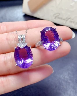 Natural Amethyst Fairy Tale Jewelry Set