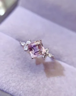 Natural Ametrine Classic Wedding Ring