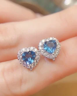 Natural Topaz London Stud Earrings