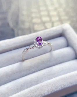 Natural Gemstone Trio Colour Ring
