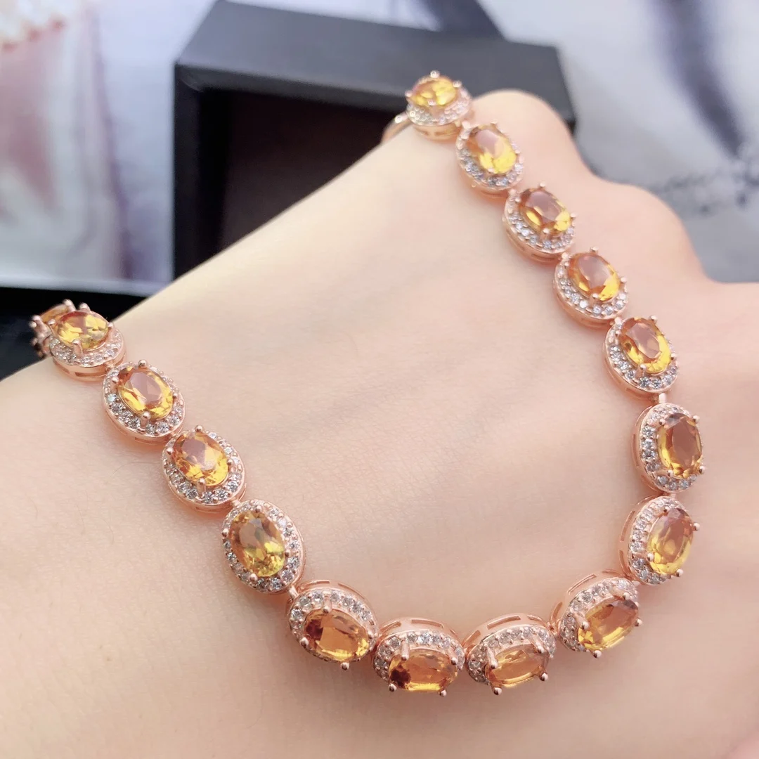 Natural Citrine Classic Bracelet - view 1