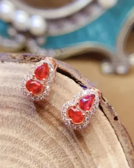 Natural Sapphire Statement Stud Earrings
