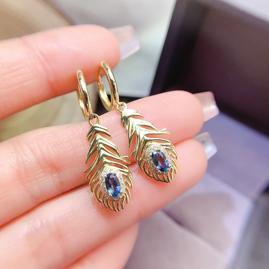 Natural Topaz Classic Stud Earrings - view 1
