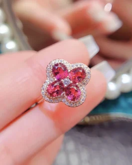 Natural Garnet Vintage Jewelry Set