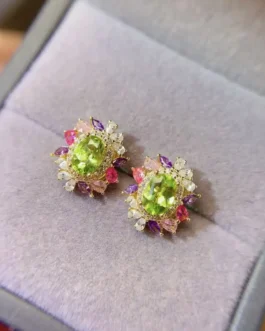 Natural Peridot Dreamy Jewelry Set