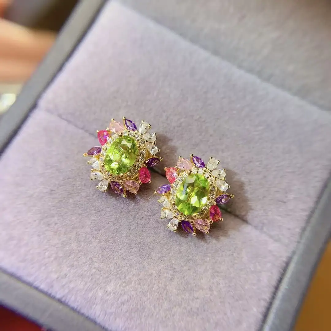 Natural Peridot Dreamy Jewelry Set - view 2