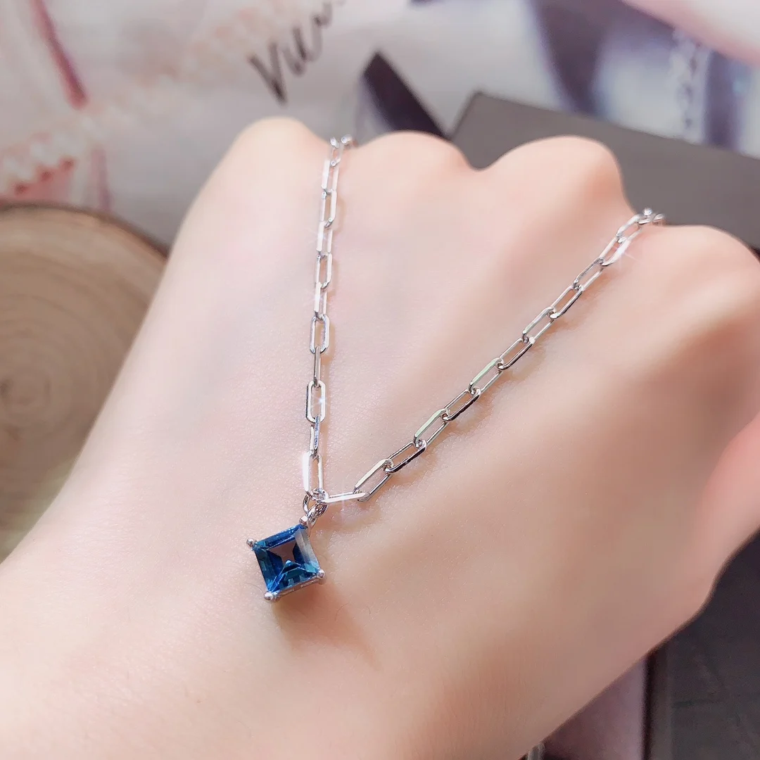 Natural Topaz Dainty Pendant - view 1